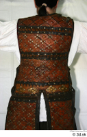  Photos Medieval Brown Vest on white shirt 3 brown vest historical clothing upper body 0005.jpg